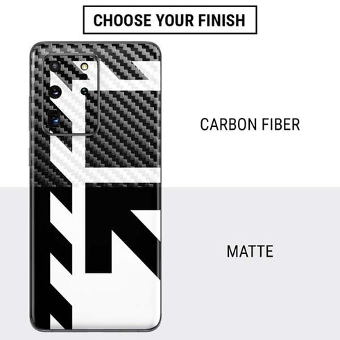 Black and White Geometric Shapes Galaxy S20 Ultra 5G Skin